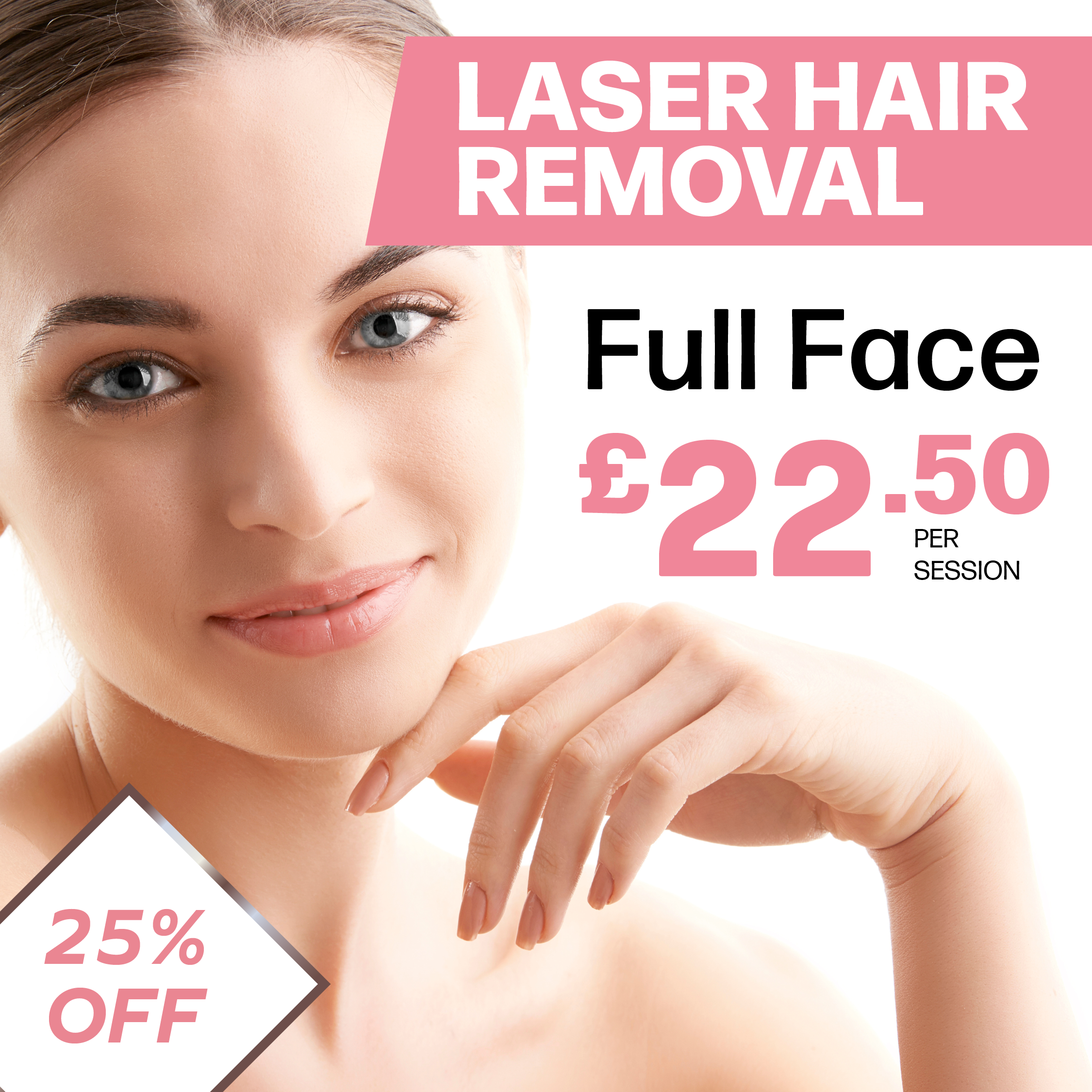 Laser hair removal full face 